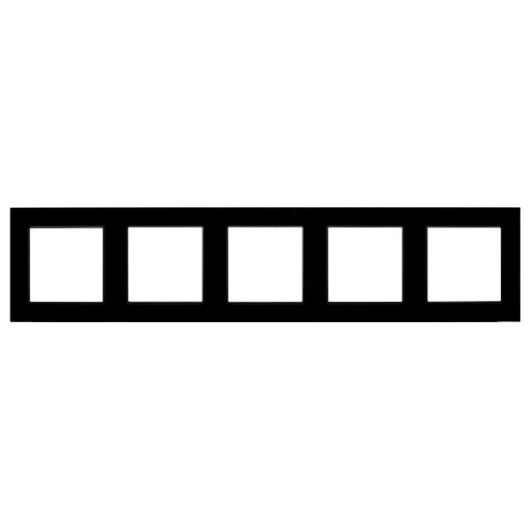 Рамка стеклянная FRM-GLARE-GS-5-BK (Arlight, -) Lednikoff