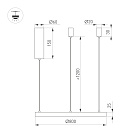 Светильник SP-CONGO-MULT-1-R800-42W Warm3000 (GD, 120 deg, 230V) (Arlight, IP20 Металл, 5 лет) Lednikoff