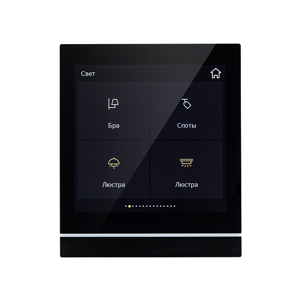 INTELLIGENT ARLIGHT Панель сенсорная KNX-113-40-MULTI-V4-IN (20-30V) (IARL, IP20 Пластик, 2 года) Lednikoff