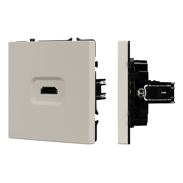 ARL NOBE Розетка HDMI софт-тач кашемир SCT-MHD1-SFPL-CA (Arlight, -) Lednikoff