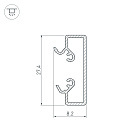 Основание ALU-BASE-2000 Small (Arlight, Металл) Lednikoff