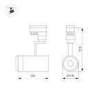 Светильник LGD-ZEUS-TRUECOLOR-4TR-R100-30W Day4000 CRI98 (WH, 20-60 deg, 230V) (Arlight, IP20 Металл, 3 года) Lednikoff