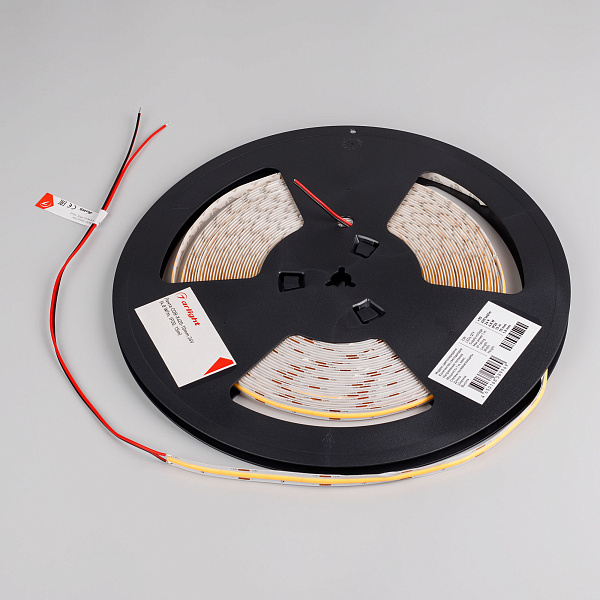 Светодиодная лента COB-X420-10mm 24V Warm2700 (4.8 W/m, IP20, 15m) (Arlight, 5 лет) Lednikoff