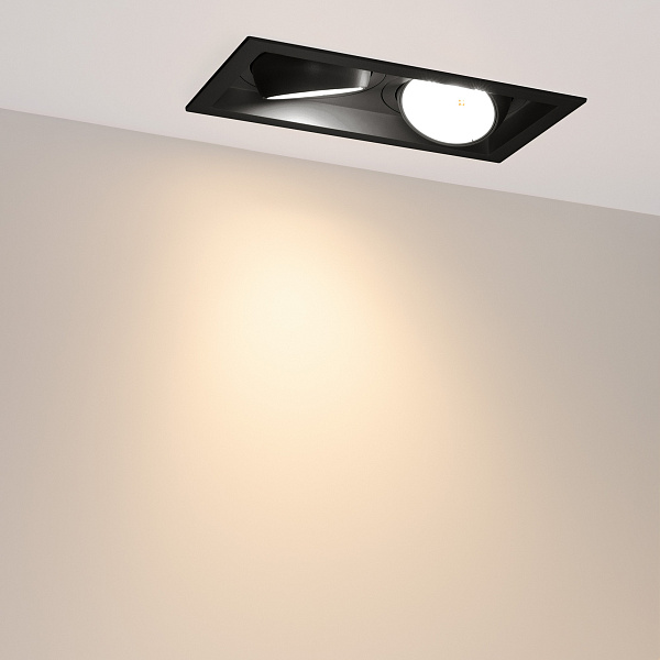 Светильник MS-VORTEX-BUILT-S250x140-2x30W Warm3000 (BK-BK, 50 deg, 230V) (Arlight, IP20 Металл, 5 лет) Lednikoff