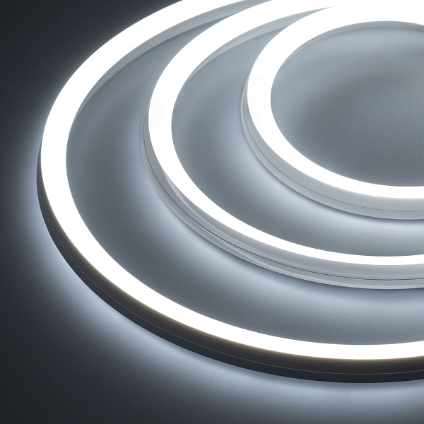 Гибкий неон ARL-MOONLIGHT-1515-3D 24V White (Arlight, 6.8 Вт/м, IP67) Lednikoff
