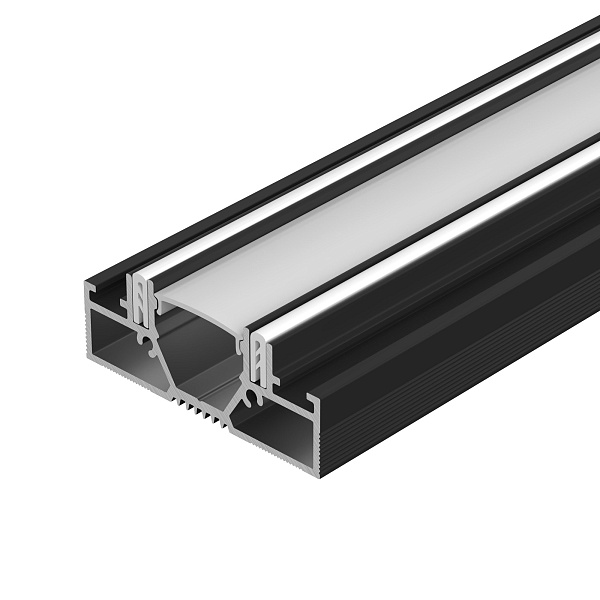 Профиль STRETCH-20-CEIL-D-CENTER-2000 BLACK (Arlight, Алюминий) Lednikoff
