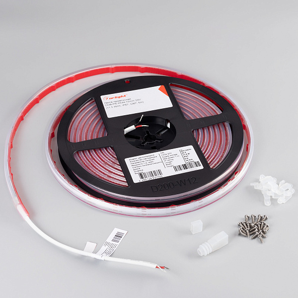 Светодиодная лента герметичная COB-PS-X544-10mm 24V Blue (11.5 W/m, IP67, CSP, 5m) (Arlight, -) Lednikoff