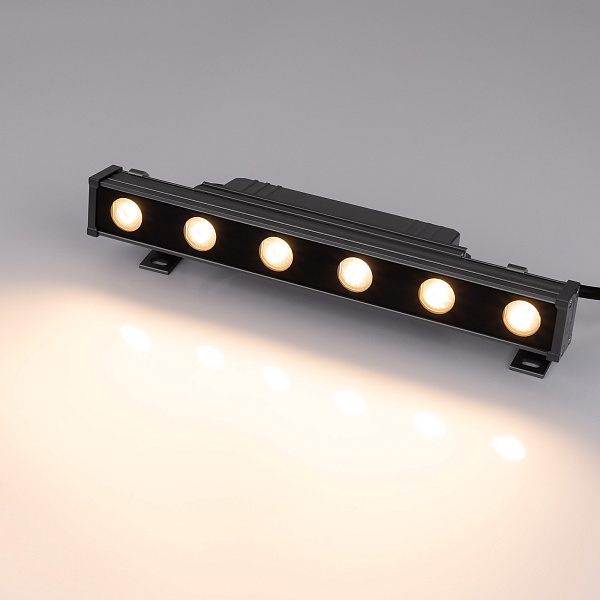 Линейный прожектор AR-LINE-300-6W Warm2700 (GR, 30 deg, 230V) (Arlight, IP65 Металл, 3 года) Lednikoff