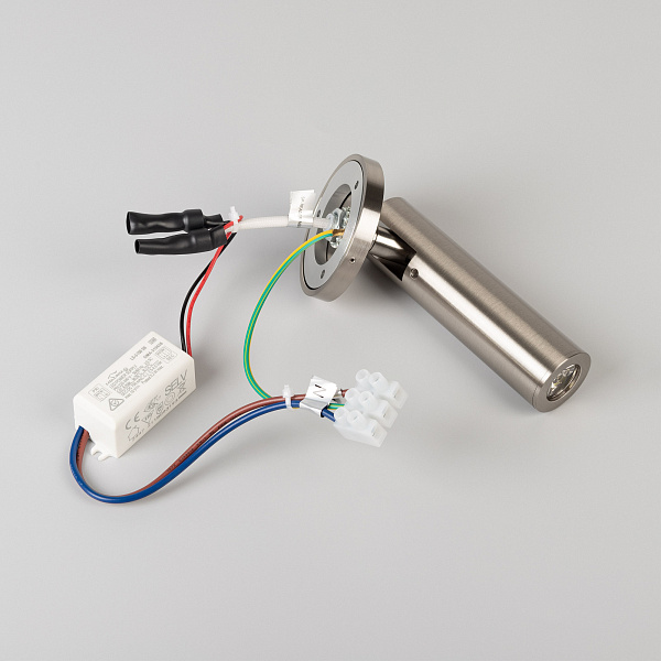Светильник SP-READER-NB-R60-3W Warm3000 (NI, 20 deg, 230V) (Arlight, IP20 Металл, 3 года) Lednikoff