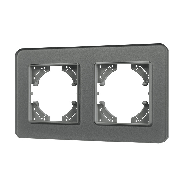 Рамка стеклянная FRM-OMALI-GS-2-GR (Arlight, -) Lednikoff