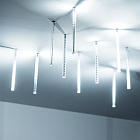 Светодиодная гирлянда ARD-ICEFALL-CLASSIC-D12-200-10PCS-CLEAR-32LED-LIVE WHITE (230V, 10.5W) (Ardecoled, IP65) Lednikoff