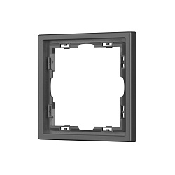 Рамка пластиковая FRM-NOBE-SFPL-1-GR (Arlight, Серый базальт)