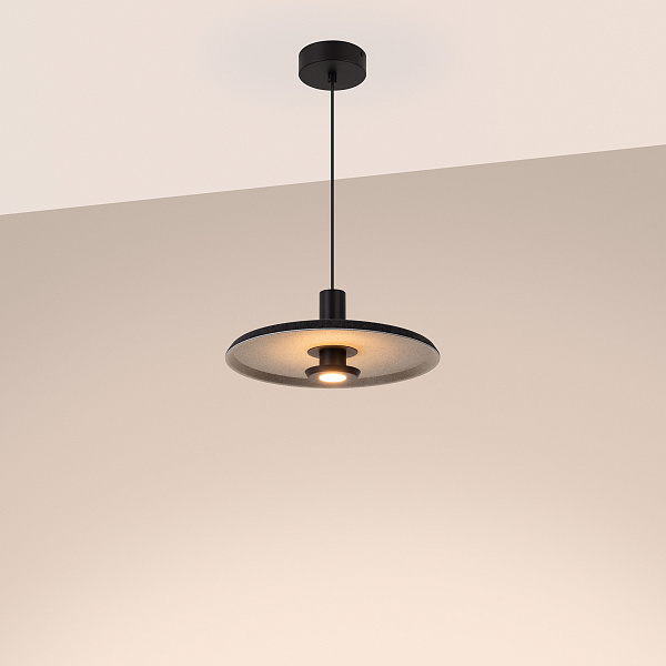 Светильник SP-KOTARO-R350-12W Warm2700 (BK-GR, 36 deg, 230V, TRIAC) (Arlight, IP20 Фетр, 3 года)