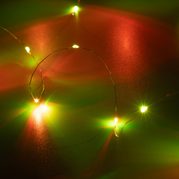 Светодиодная гирлянда ARD-DEW-HOME-2000-CLEAR-20LED-STD RGB (3V, Battery Pack) (Ardecoled, IP20) Lednikoff