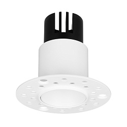 Светильник MS-INVISIO-TRIMLESS-R45-10W Warm2700 (WH-WH, 36 deg, 230V) (Arlight, IP54 Металл, 5 лет)