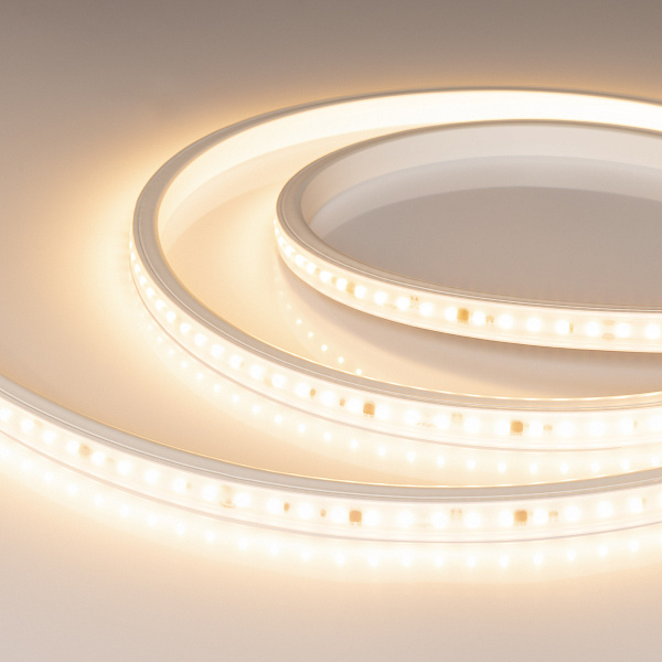 Светодиодная лента герметичная ARL-PV-A84-17mm 230V Warm3000 (14 W/m, IP65, FlickerFree, 50m) (Arlight, 5 лет) Lednikoff