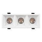 Светильник MS-FLOW-BUILT-S230x85-3x12W Warm3000 (WH, 38 deg, 230V) (Arlight, IP20 Металл, 5 лет) Lednikoff