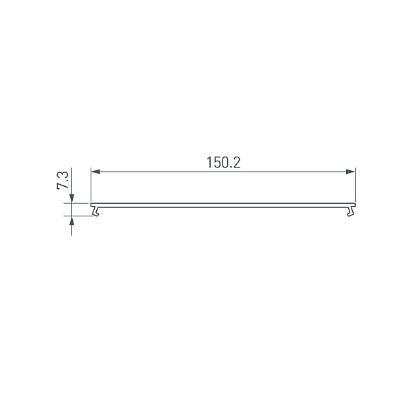 Экран ARH-POWER-W150-2000 OPAL (Arlight, Пластик) Lednikoff