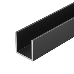 Профиль П-образный TECH-2020-3000 BLACK (Arlight, Алюминий)