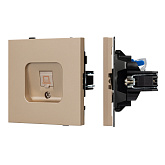 Механизм компьютерной розетки SCT-TENDO-MPC1-PL-GD (RJ-45, CAT6) (Arlight, Песочный)