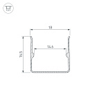 Профиль гибкий WPH-FLEX-1616-1000  (Arlight, Сталь) Lednikoff