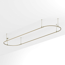 Основание ART-APRIORI-OVAL-ROD-400-4000x1000 (OG) (Arlight, IP20 Металл, 3 года)