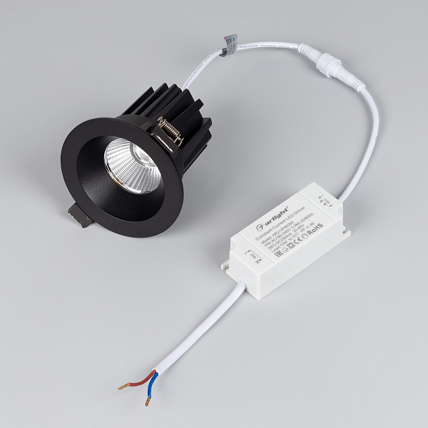 Светильник MS-ATOLL-BUILT-R86-10W Day4000 (BK, 36 deg, 230V) (Arlight, IP54 Металл, 5 лет) Lednikoff