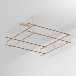 Основание ART-APRIORI-QUADRAT-2-ROD-400-2000x2000 (GD) (Arlight, IP20 Металл, 3 года)