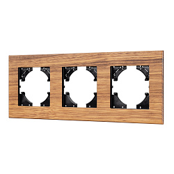 Рамка из натурального дерева FRM-XSILO-WD-3-SNL (Arlight, -)