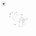 Светильник ALT-RAY-R61-15W Day4000 (DG, 25 deg, 230V) (Arlight, IP67 Металл, 3 года) Lednikoff