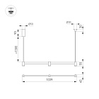 Светильник SP-ELIZEO-S1000-16W Warm3000 (BK, 35 deg, 230V) (Arlight, IP20 Металл, 3 года) Lednikoff