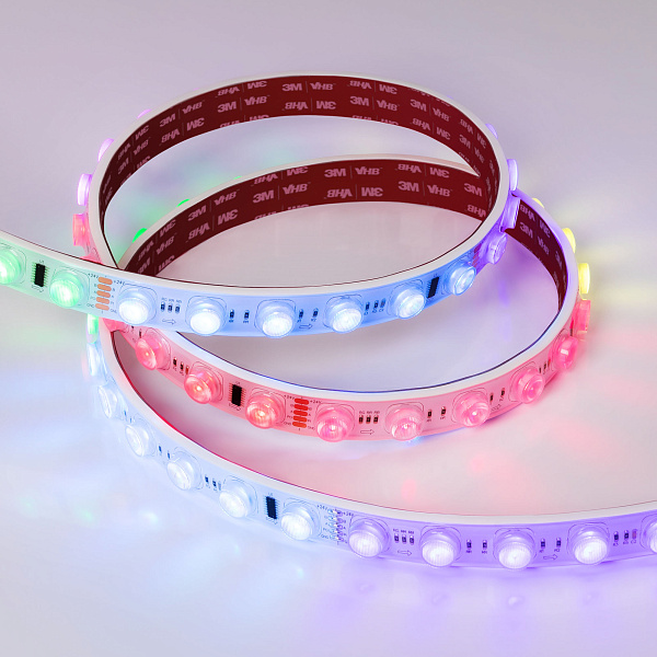 Светодиодная лента герметичная DMX-FLT-PS-S36-23mm 24V RGB-PX6 (20 W/m, IP67, 30deg, 5m) (Arlight, -) Lednikoff