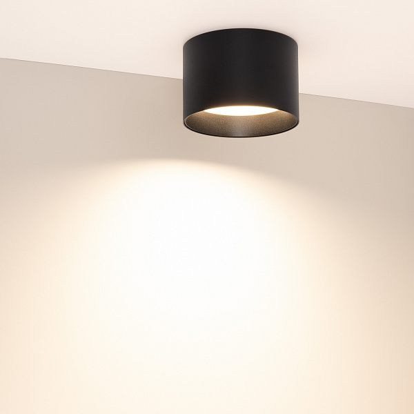 Светильник SP-BISCOTTO-R120-12W Warm3300-MIX (BK, 80 deg, 230V) (Arlight, IP54 Металл, 5 лет) Lednikoff
