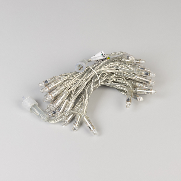 Светодиодная гирлянда ARD-STRING-CLASSIC-6000-CLEAR-40LED-LIVE RGB-SPI (12V, 26W) (Ardecoled, IP65) Lednikoff