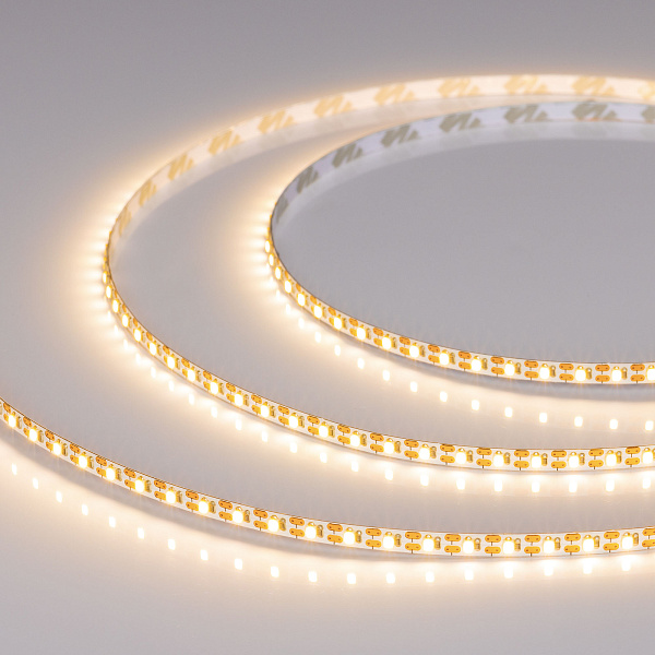 Светодиодная лента FC-M160-4mm 24V Warm3000-CX1 (10 W/m, IP20, 5m) (Arlight, резка 1 светодиод) Lednikoff