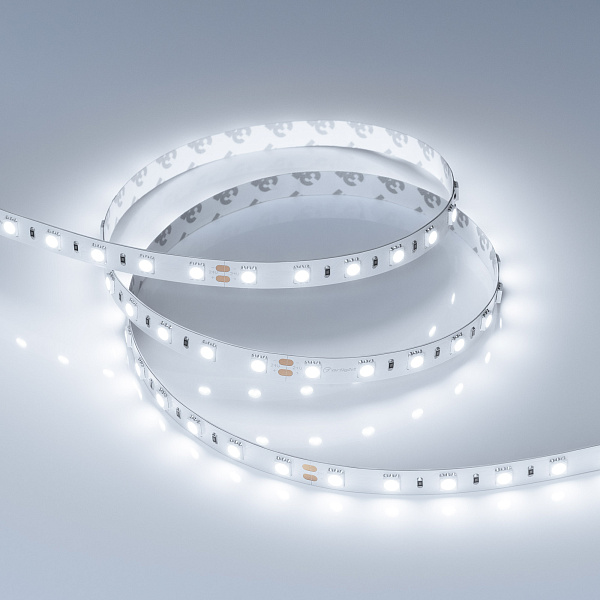 Светодиодная лента RT-B60-10mm 24V Cool 8K (14.4 W/m, IP20, 5060, 5m) (Arlight, 14.4 Вт/м, IP20) Lednikoff