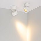Светильник SP-POINT-SURFACE-R85-12W Warm3200-MIX (WH, 15 deg, 230V) (Arlight, IP20 Металл, 5 лет) Lednikoff