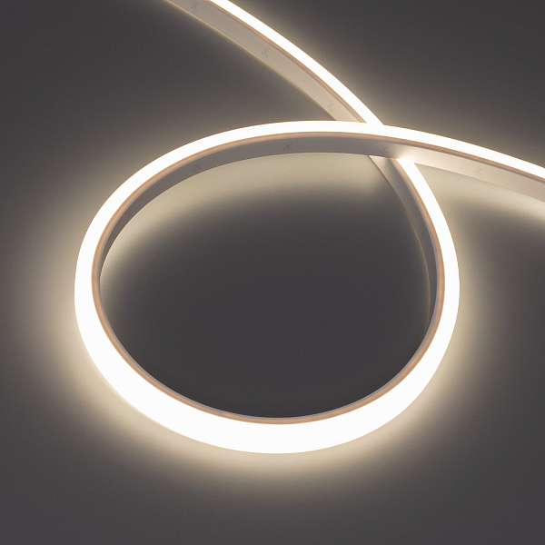 Светодиодная лента герметичная WAVE-TOP-PU-A144-10x10mm 24V Day4000 (5 W/m, IP68, 5m, wire x2) (Arlight, Вывод боковой, 3 года)