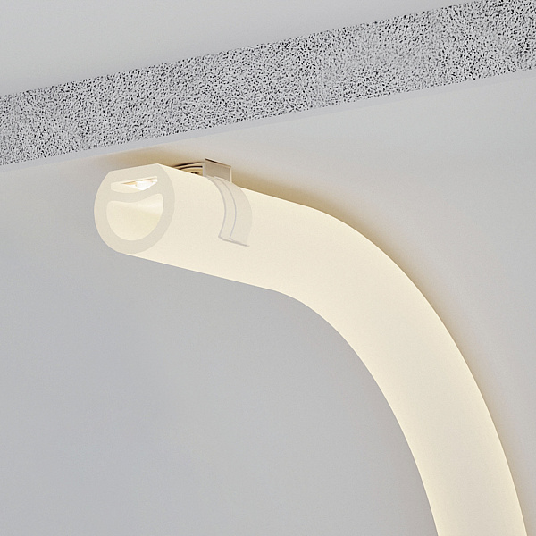 Силиконовый профиль WPH-FLEX-D20-TOP-S10-20m WHITE (Arlight, Силикон) Lednikoff
