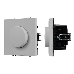 ARL NOBE Светорегулятор задний фронт TRIAC никель софт-тач SWT-DLR-SFPL-IS (250V, 300W) (Arlight, Никель)