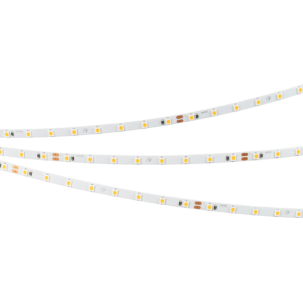 Светодиодная лента RT-A80-5mm 24V Warm2700 (5 W/m, IP20, 2835, 5m) (Arlight, Открытый) Lednikoff