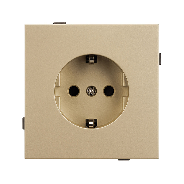 Механизм электрической розетки SCT-TENDO-MEU1-SFPL-GD (230V, 16A) (Arlight, Матовый песочный) Lednikoff