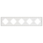 Рамка пластиковая FRM-TENDO-SFPL-5-WH (Arlight, Матовый белый) Lednikoff