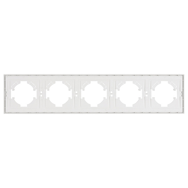 Рамка пластиковая FRM-TENDO-SFPL-5-WH (Arlight, Матовый белый) Lednikoff