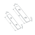 Соединитель профиля LINE-6070-180 Set (Arlight, Металл) Lednikoff