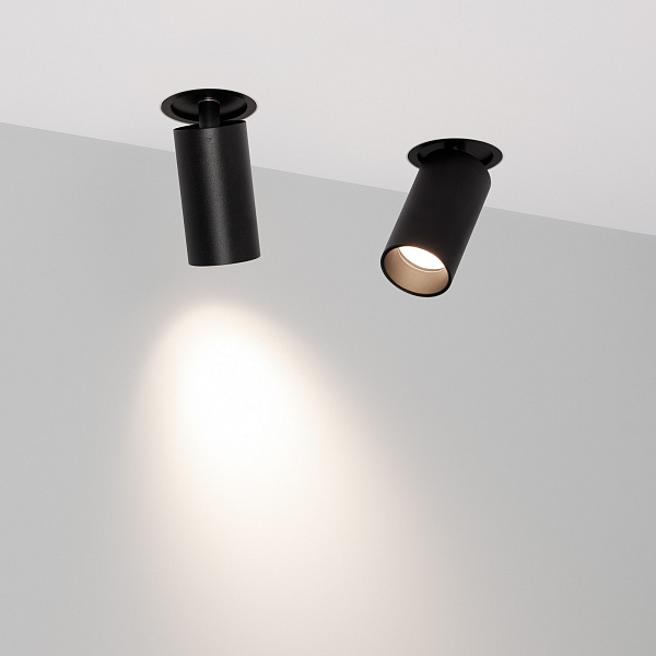 Светильник SP-NUANCE-TRIMLESS-PULL-R35-7W Day4000 (BK, 36 deg, 230V) (Arlight, IP40 Металл, 5 лет) Lednikoff