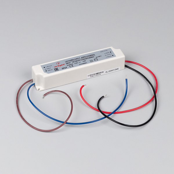 Блок питания ARPV-LV12035-A (12V, 3.0A, 36W) (Arlight, IP67 Пластик, 3 года) Lednikoff