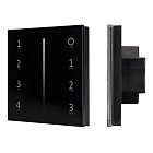 Панель Sens SMART-P17-DIM Black (230V, 4 зоны, 2.4G) (Arlight, IP20 Пластик, 5 лет) Lednikoff