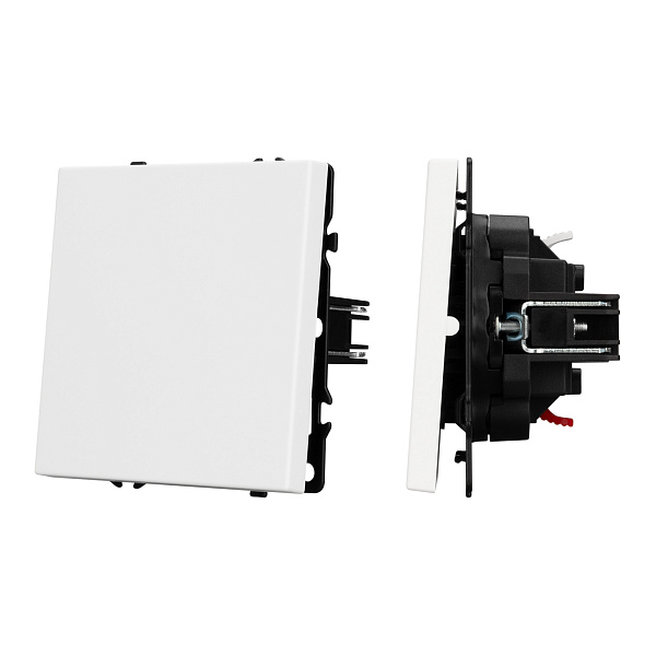 Механизм звонкового выключателя SWT-NOBE-MKR1-SFPL-L-WH (230V, 10A) (Arlight, Белый кварц) Lednikoff