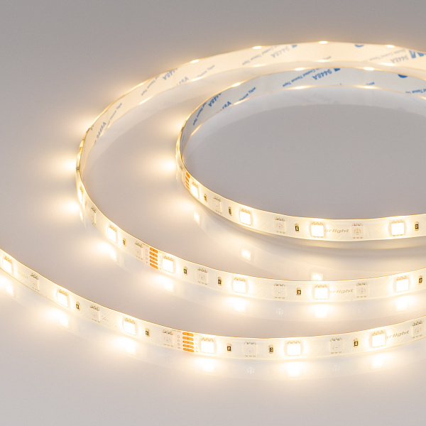Светодиодная лента RTW-SE-B60-10mm 24V RGBW-Warm (14.4 W/m, IP65, 5060, 5m) (Arlight, Открытый) Lednikoff
